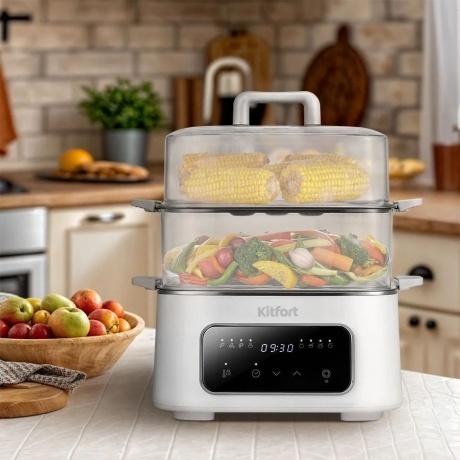 Пароварка Kitfort КТ-6467 - фото 2