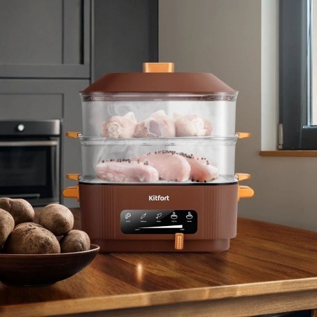 Пароварка Kitfort КТ-6506 - фото 2