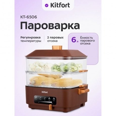 Пароварка Kitfort КТ-6506 - фото 12