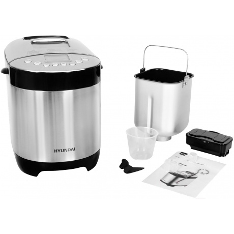 Хлебопечь Hyundai HYBM-4081 550Вт черный/серебристый - фото 8