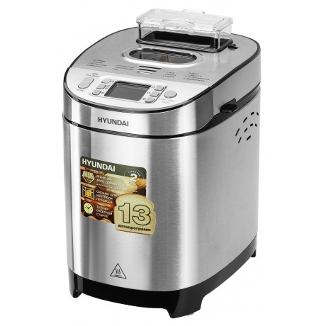 

Хлебопечь Hyundai HYBM-M0313G 600Вт серебристый/черный