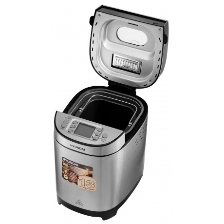 Хлебопечь Hyundai HYBM-M0313G 600Вт серебристый/черный - фото 4