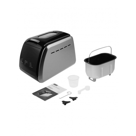 Хлебопечь Hyundai HYBM-5085 850Вт черный/серебристый - фото 8