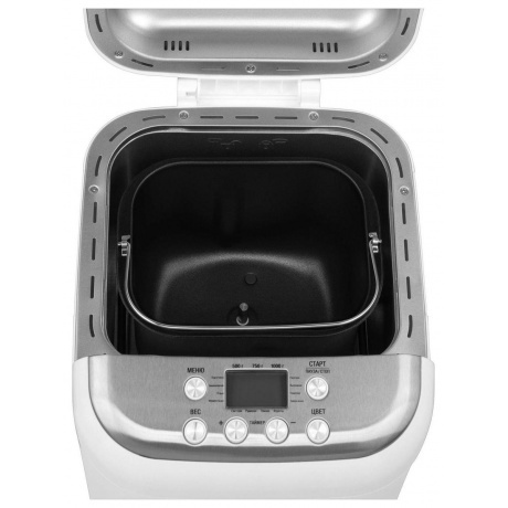 Хлебопечь Hyundai HYBM-3086 600Вт белый/серебристый - фото 6