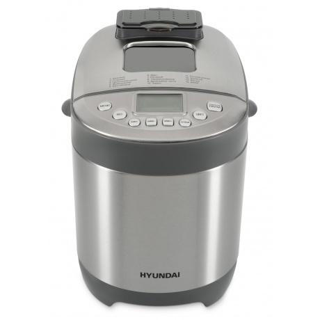 Хлебопечь Hyundai HYBM-4082 550Вт серый/серебристый - фото 2