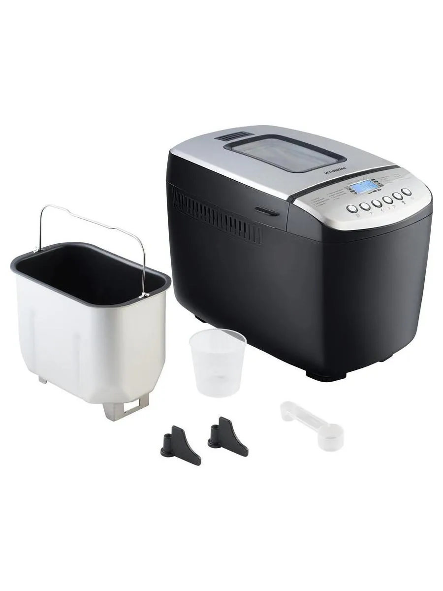 Хлебопечь Hyundai HYBM-P0412 850Вт черный/серебристый - фото 8