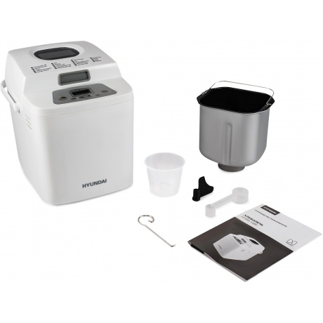 Хлебопечь Hyundai HYBM-1088 500Вт белый - фото 8