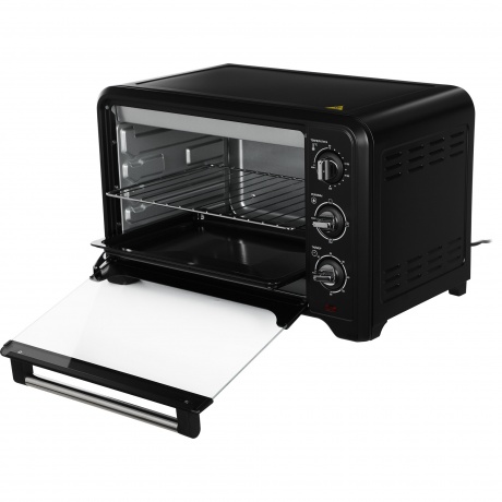 Мини-печь Hyundai MIO-HY092 35л. 1600Вт черный - фото 3