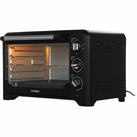 Мини-печь Hyundai MIO-HY092 35л. 1600Вт черный - фото 4