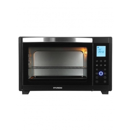 Мини-печь Hyundai MIO-HY097 35л. 1600Вт черный - фото 2