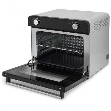 Мини-печь Hyundai MIO-HY087 36л. 1700Вт серебристый/черный - фото 5