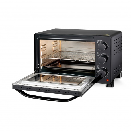 Мини-печь Hyundai MIO-HY080 23л. 1500Вт черный - фото 2