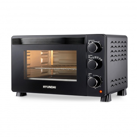 Мини-печь Hyundai MIO-HY080 23л. 1500Вт черный - фото 3