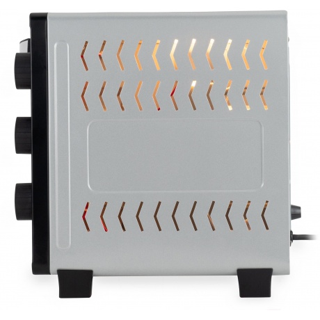 Мини-печь Hyundai MIO-HY074 30л. 1500Вт серебристый/черный - фото 4