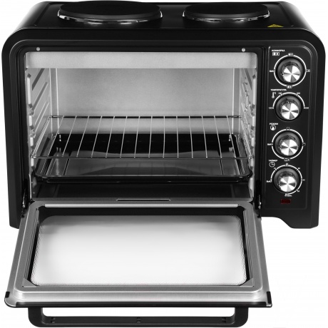 Мини-печь Hyundai MIO-HY098 42л. 1600Вт черный - фото 7