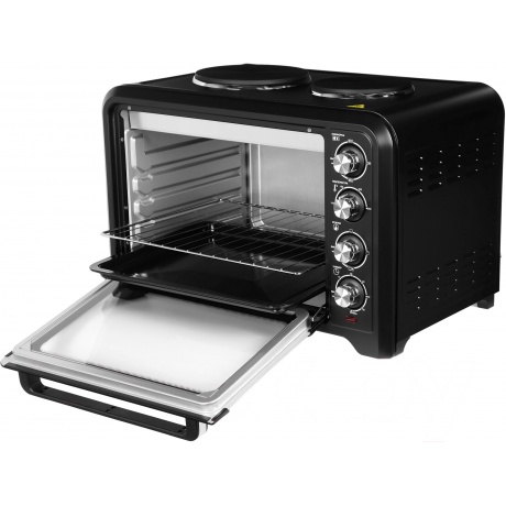 Мини-печь Hyundai MIO-HY098 42л. 1600Вт черный - фото 9