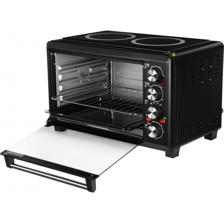 Мини-печь Hyundai MIO-HY086 38л. 1600Вт черный - фото 6