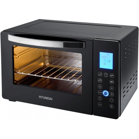 Мини-печь Hyundai MIO-HY096 28л. 1600Вт черный - фото 3