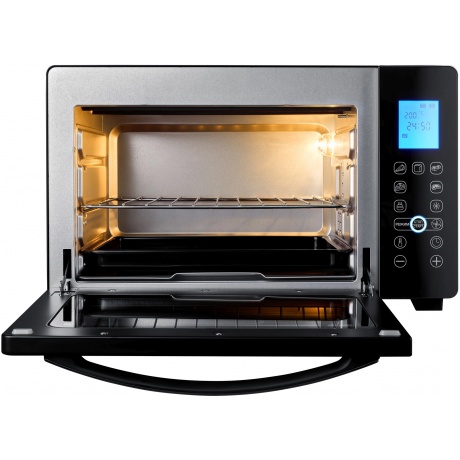 Мини-печь Hyundai MIO-HY096 28л. 1600Вт черный - фото 7