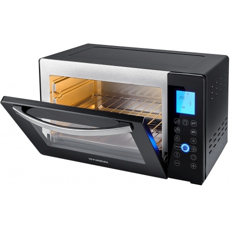 Мини-печь Hyundai MIO-HY096 28л. 1600Вт черный - фото 8