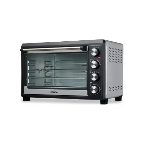 Мини-печь Hyundai MIO-HY076 45л. 2000Вт серебристый/черный