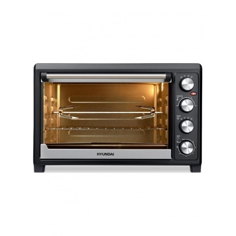 Мини-печь Hyundai MIO-HY076 45л. 2000Вт серебристый/черный - фото 2
