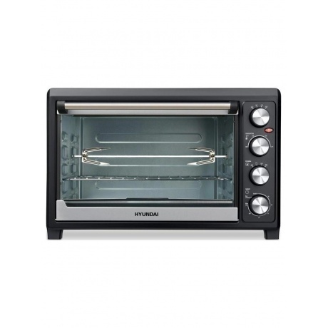 Мини-печь Hyundai MIO-HY076 45л. 2000Вт серебристый/черный - фото 5