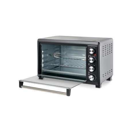 Мини-печь Hyundai MIO-HY076 45л. 2000Вт серебристый/черный - фото 8