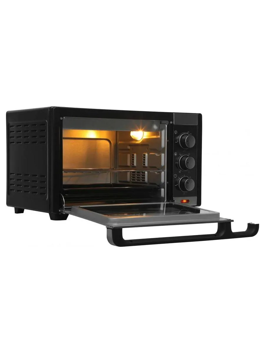 Мини-печь Hyundai MIO-HY101 30л. 1600Вт черный - фото 17