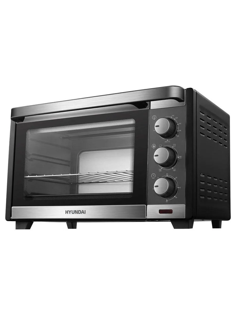 Мини-печь Hyundai MIO-HY101 30л. 1600Вт черный - фото 2