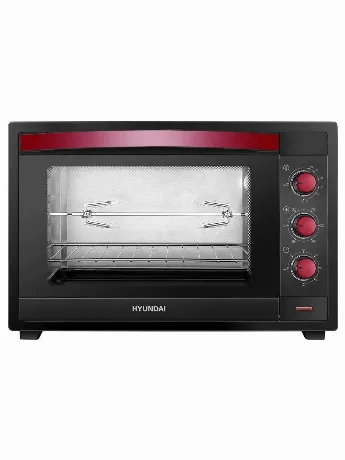 Мини-печь Hyundai MIO-HY102 50л. 2000Вт черный/красный