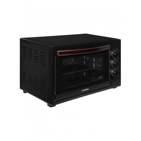 Мини-печь Hyundai MIO-HY102 50л. 2000Вт черный/красный - фото 18