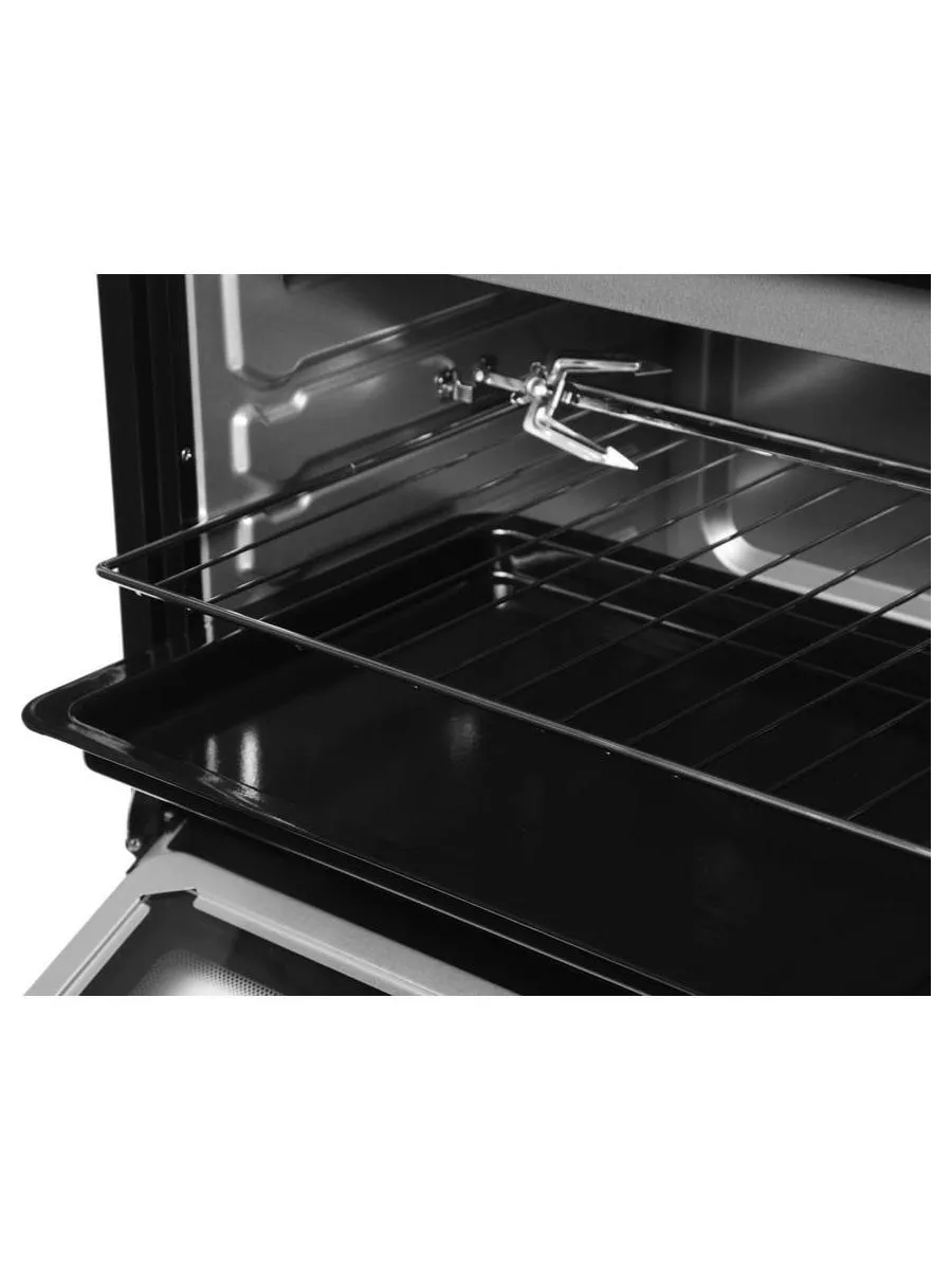 Мини-печь Hyundai MIO-HY102 50л. 2000Вт черный/красный - фото 3