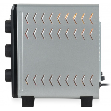 Мини-печь Hyundai MIO-HY073 26л. 1500Вт серебристый/черный - фото 5