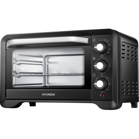 Мини-печь Hyundai MIO-HY103 20л. 1380Вт черный - фото 2