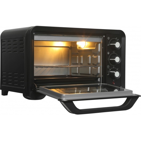 Мини-печь Hyundai MIO-HY103 20л. 1380Вт черный - фото 11