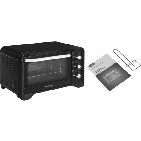 Мини-печь Hyundai MIO-HY103 20л. 1380Вт черный - фото 12