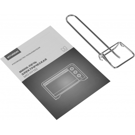 Мини-печь Hyundai MIO-HY103 20л. 1380Вт черный - фото 4