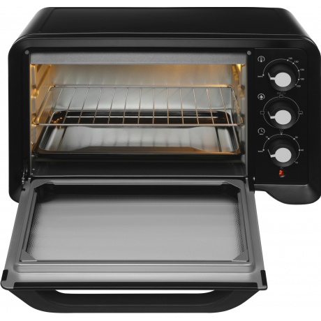 Мини-печь Hyundai MIO-HY103 20л. 1380Вт черный - фото 6