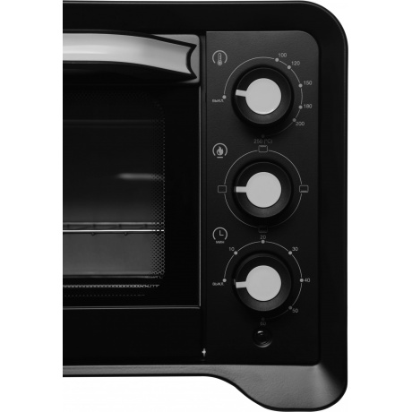 Мини-печь Hyundai MIO-HY103 20л. 1380Вт черный - фото 7