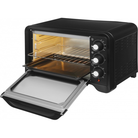 Мини-печь Hyundai MIO-HY103 20л. 1380Вт черный - фото 9