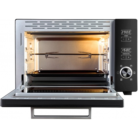 Мини-печь Hyundai MIO-HY100 38л. 1800Вт черный - фото 6