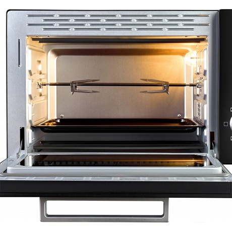 Мини-печь Hyundai MIO-HY100 38л. 1800Вт черный - фото 7