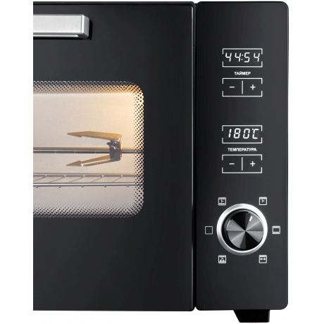 Мини-печь Hyundai MIO-HY100 38л. 1800Вт черный - фото 9