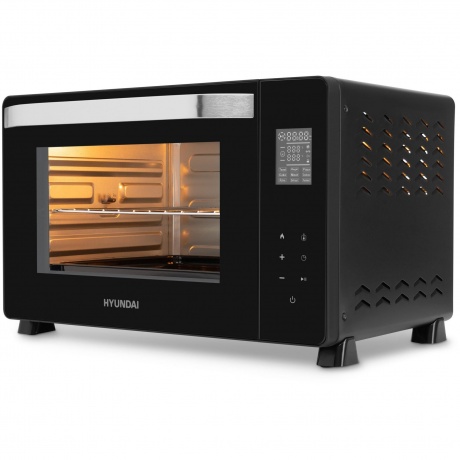 Мини-печь Hyundai MIO-HY082 38л. 2000Вт черный - фото 2