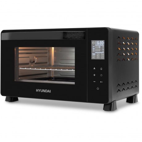 Мини-печь Hyundai MIO-HY088 23л. 1500Вт черный - фото 2