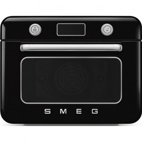 Мини-печь Smeg COF01BLEU черная - фото 1