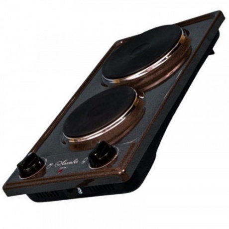 Плитка электрическая Лысьва ЭПБ 22 коричневый/рябчик - фото 3