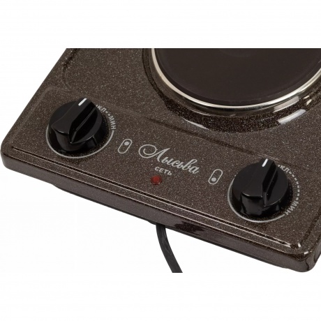 Плитка электрическая Лысьва ЭПБ 22 коричневый/рябчик - фото 7