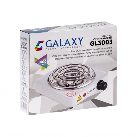 Электроплитка Galaxy GL3003 белый - фото 4